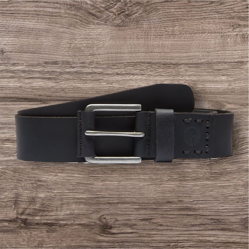 Timberland Men's 40MM Pull Up Jean Belt Black-Size XL (42/44)